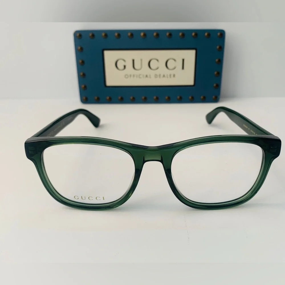 New Authentic Women GUCCI GG0004ON Green 011 Eyelashes